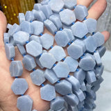 Natural Angel Hexagonal Bead for DIY Jewelry