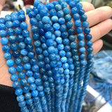 6mm Natural Apatite Stone Beads Bracelet