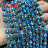 Apatite Faceted Stone Beads 8mm DIY Jewelry Making