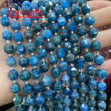Apatite Faceted Stone Beads 8mm DIY Jewelry Making