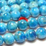 Apatite Smooth Round Beads Gemstone Bracelet Necklace DIY Jewelry