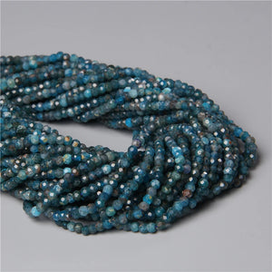 Apatite Stone Beads Faceted Spacer Beads 3x4MM