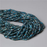 Apatite Stone Beads Faceted Spacer Beads 3x4MM