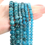 Apatite Stone Beads Round Loose Spacer Beads For Jewelry Making 6/8/10MM