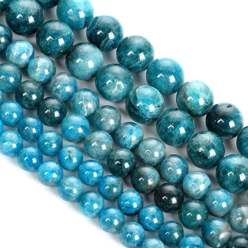 Apatite Stone Beads Round Loose Spacer Beads For Jewelry Making 6/8/10MM