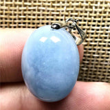 Aquamarine Necklace Pendant Jewelry Silver AAAAA Gemstone