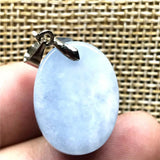 Aquamarine Necklace Pendant Jewelry Silver AAAAA Gemstone