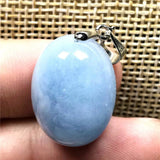 Aquamarine Necklace Pendant Jewelry Silver AAAAA Gemstone