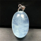 Aquamarine Pendant 925 Silver Water Drop Gemstone Jewelry