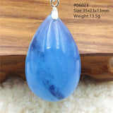 Aquamarine Pendant Necklace Water Drop AAAAAA