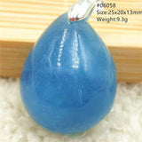 Aquamarine Pendant Necklace Water Drop AAAAAA