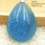 Aquamarine Pendant Necklace Water Drop AAAAAA