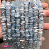Aquamarines Loose Beads 8-10mm Irregular Chip Shape DIY Jewelry Making