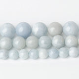 Celestine Gemstone Beads Round Spacer DIY Jewelry Making 6 8 10mm