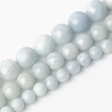 Celestine Gemstone Beads Round Spacer DIY Jewelry Making 6 8 10mm