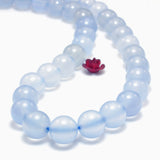 Smooth Natural Chalcedony Agate Round Loose Beads for Jewelry Making