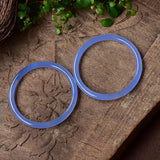 Natural Chalcedony Hand-carved Round Bracelet Agate Beauty Bracelet
