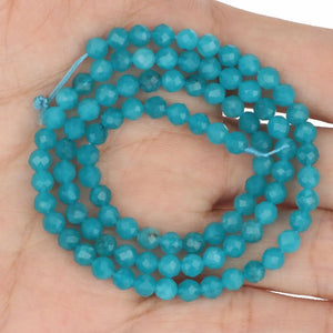 Chalcedony Faceted Beads 2/3/4mm for DIY Jewelry