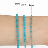 Chalcedony Faceted Beads 2/3/4mm for DIY Jewelry