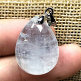 AAAAA Aquamarine Pendant Silver Water Drop Gemstone Jewelry