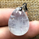 AAAAA Aquamarine Pendant Silver Water Drop Gemstone Jewelry