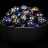 Natural Cloisonne Stone Beads Round 4/6/8/10/12mm