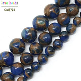 Cloisonne Stone Round Loose Beads 6 8 10mm 15inches