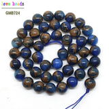 Cloisonne Stone Round Loose Beads 6 8 10mm 15inches