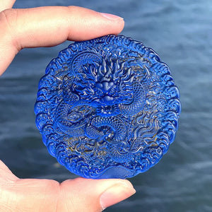 Natural Crystal Chinese Zodiac Dragon Pendant Jewelry