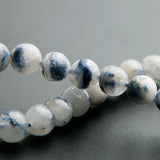 Dumortierite Quartz Bracelet Rutilated Women Clear Beads 7mm 8mm 9mm