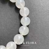Feather Rutilated Quartz Crystal Bracelet Clear Beads Pyramid 7-11mm