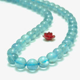 Natural Fluorite Smooth Round Loose Beads Gemstones Bracelet DIY Jewelry