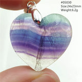Green Fluorite Quartz Heart Pendant Necklace Woman AAAAA