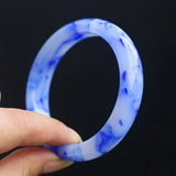 Natural Hand Carved Wide Jade Bracelet Women's Jewelry