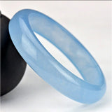 Natural Jade Bangle Bracelet Hand-carved Charm Jewelry Accessories Men Women