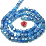 Faceted Kyanite Cube Loose Beads Semi Precious Stones for Jewelry Making