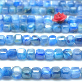 Faceted Kyanite Cube Loose Beads Semi Precious Stones for Jewelry Making