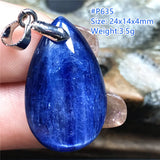 Natural Kyanite Necklace Pendant Nobility Jewelry Water Drop Rare Beads