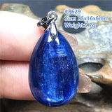 Natural Kyanite Necklace Pendant Nobility Jewelry Water Drop Rare Beads