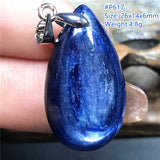 Natural Kyanite Necklace Pendant Nobility Jewelry Water Drop Rare Beads