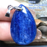 Natural Kyanite Necklace Pendant Nobility Jewelry Water Drop Rare Beads