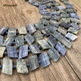 Genuine Natural Kyanite Slice Spacer Beads for Jewelry Making