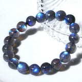 Labradorite Round Beads Bracelet Light Labradorite 7-13mm AAAAA