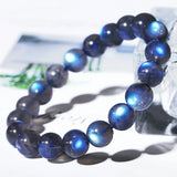 Labradorite Round Beads Bracelet Light Labradorite 7-13mm AAAAA