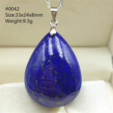 Lapis Lazuli Pendant Water Drop Necklace AAAAA