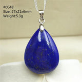 Lapis Lazuli Pendant Water Drop Necklace AAAAA