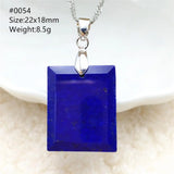 Lapis Lazuli Bead Pendant Necklace Crystal Jewelry AAAAA