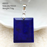 Lapis Lazuli Bead Pendant Necklace Crystal Jewelry AAAAA
