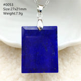Lapis Lazuli Bead Pendant Necklace Crystal Jewelry AAAAA