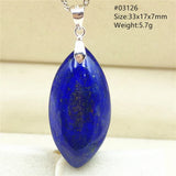 Lapis Lazuli Rectangle Pendant Water Drop Bead Necklace